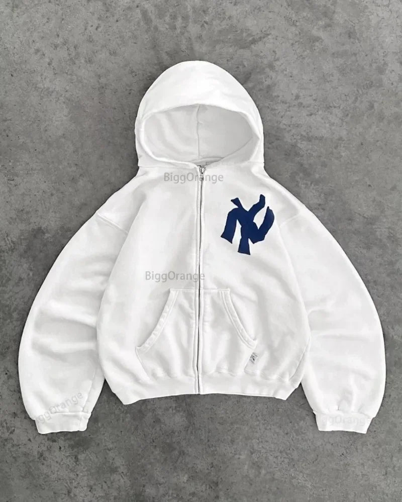 THE NY ZIP-UP HOODIE