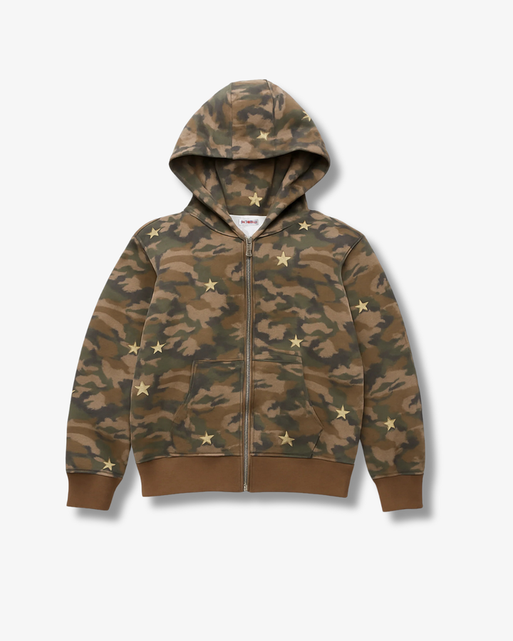 THE COSMIC CAMO ZIP UP