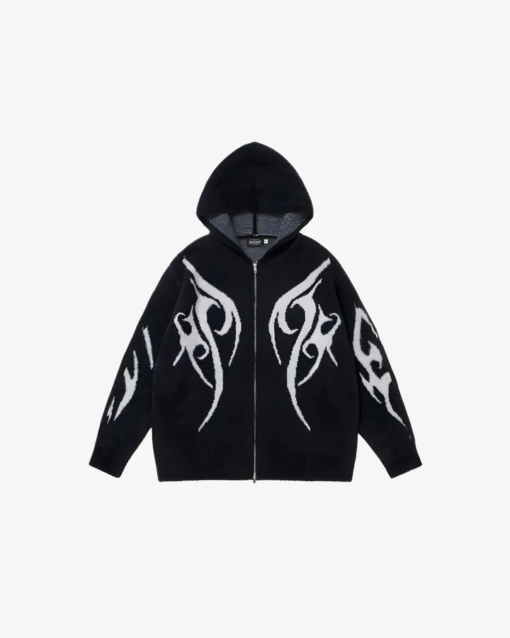 THE TRIBAL SWEATER ZIP UP