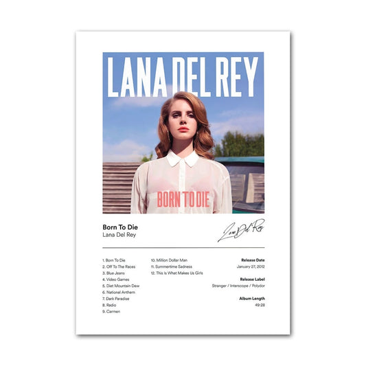 THE LANA DEL RAY BORN TO DIE POSTER