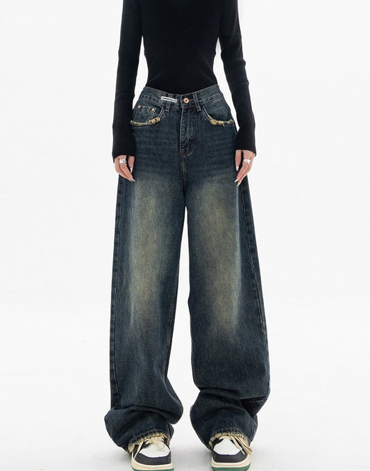 THE COLOSSAL DARK WASH JEANS