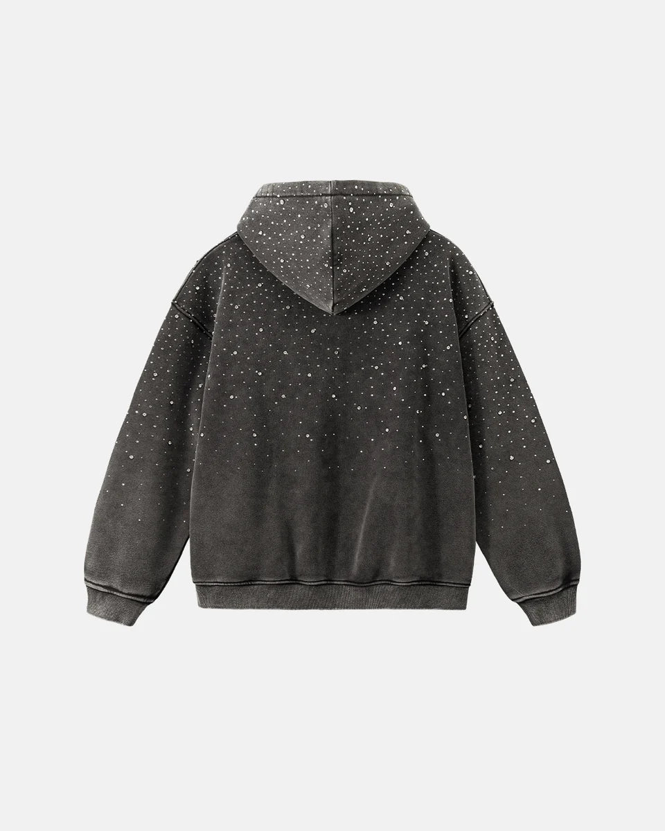 THE RHINESTONE ZIP UP