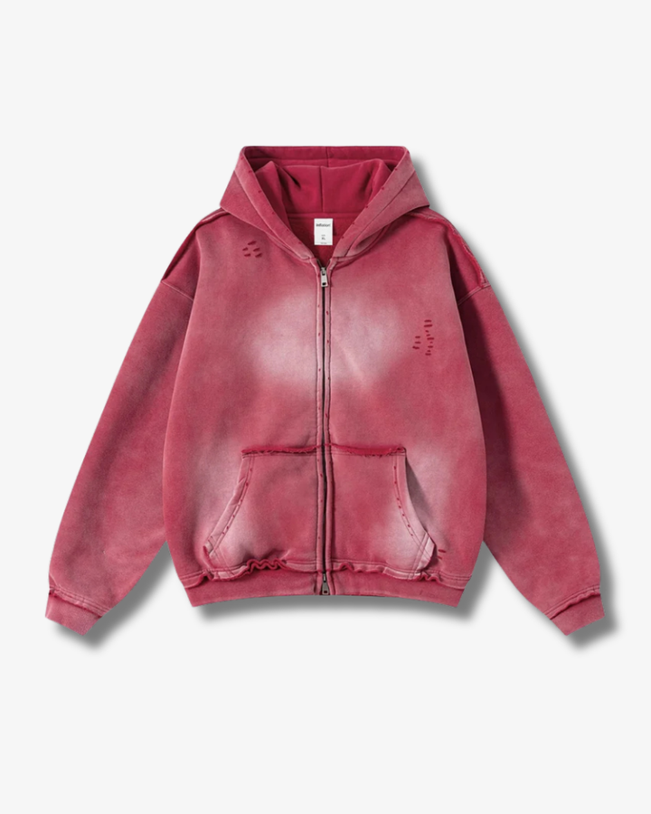THE THRASHED ZIP UP