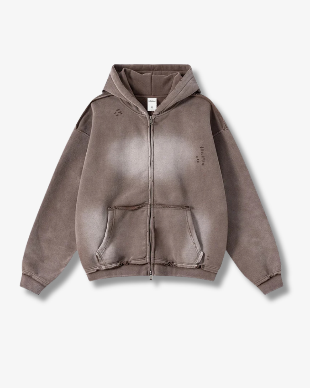 THE THRASHED ZIP UP