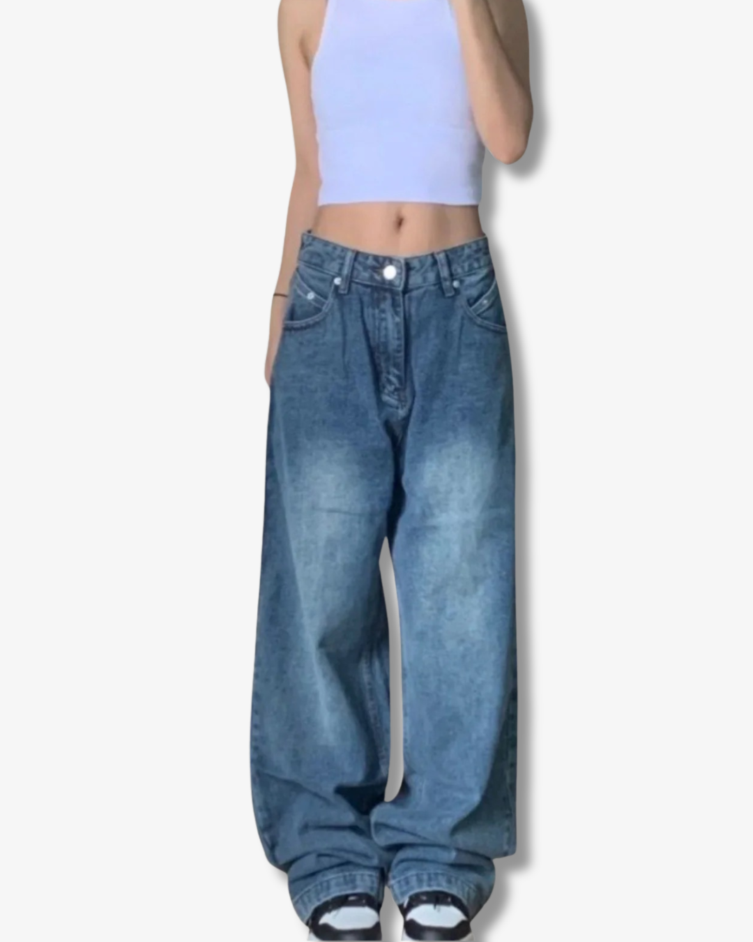 THE Y2K LIGHT WASH JEANS