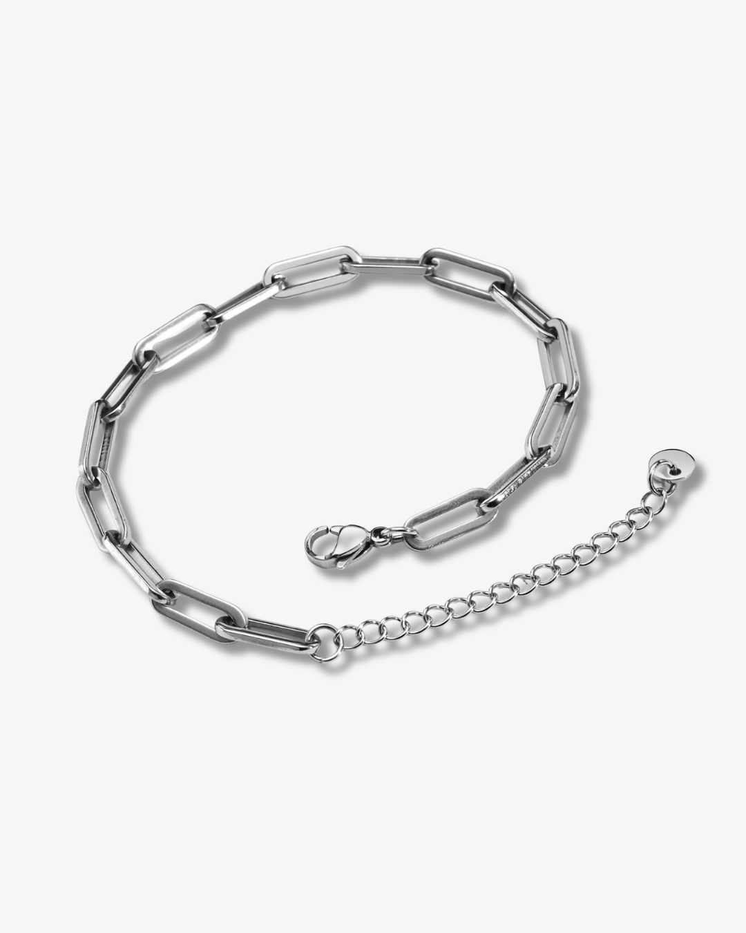 THE SILVER PAPERCLIP BRACELET