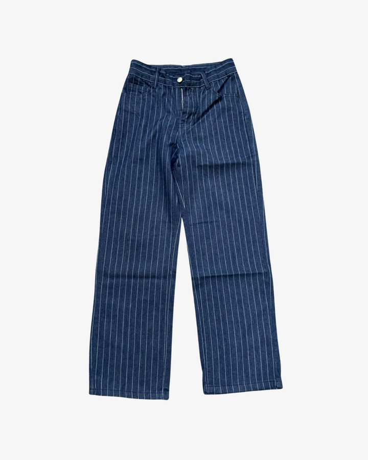 THE PINSTRIPE DENIM