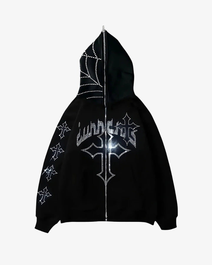 THE CROSS JEWEL ZIP UP