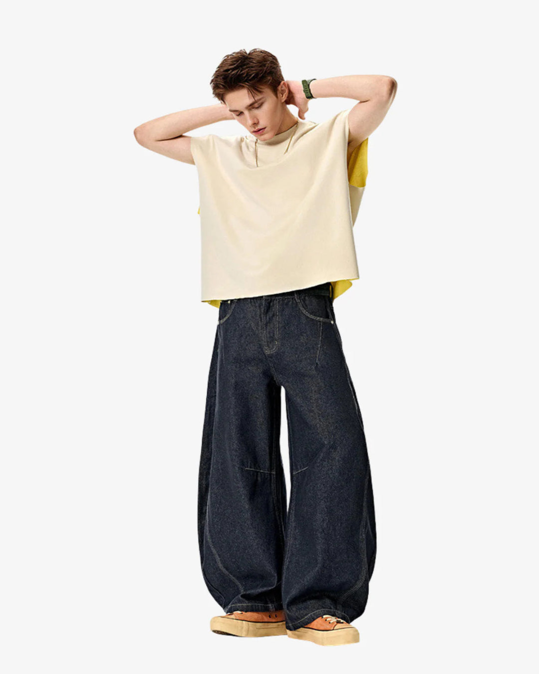 THE RAW BALLOON JEANS