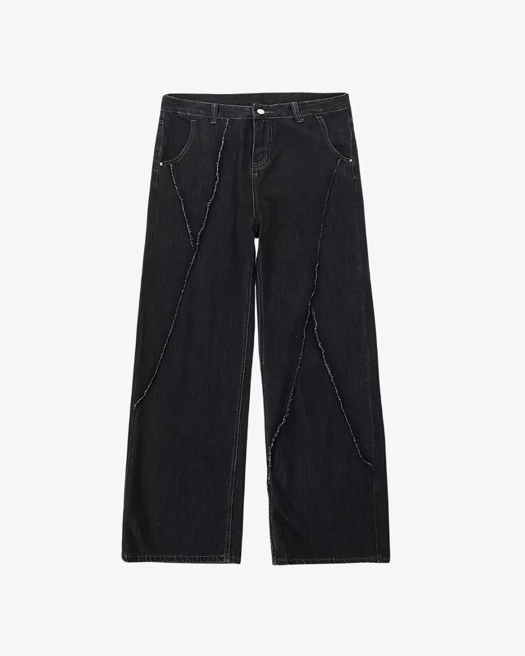 THE DISTRESSED BLACK JEANS
