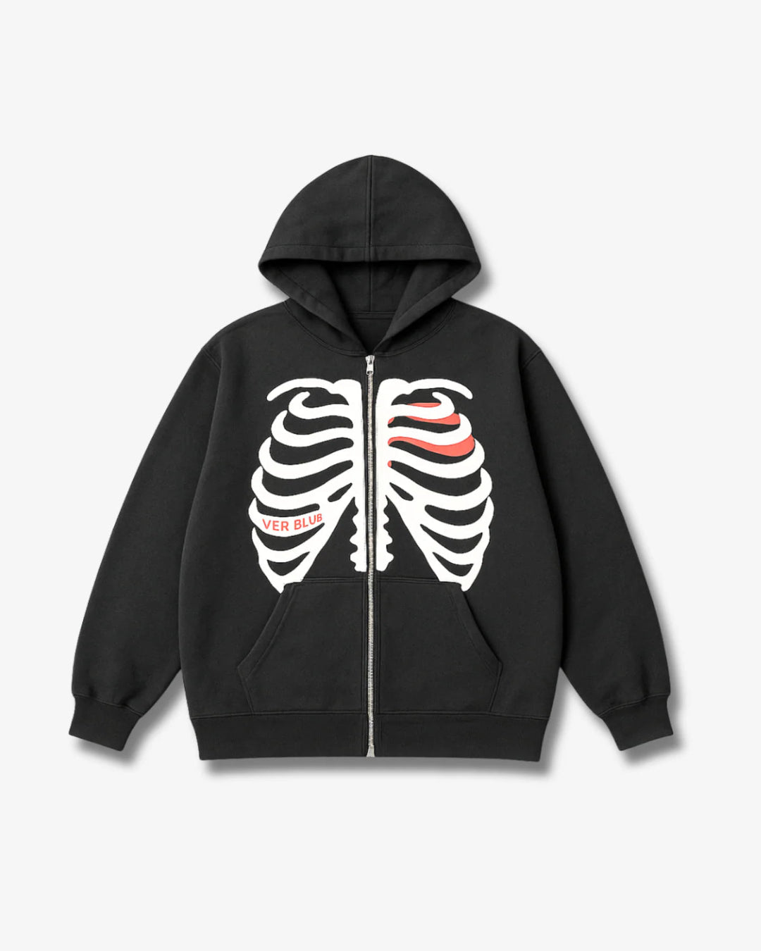 THE SKELETON ZIP UP