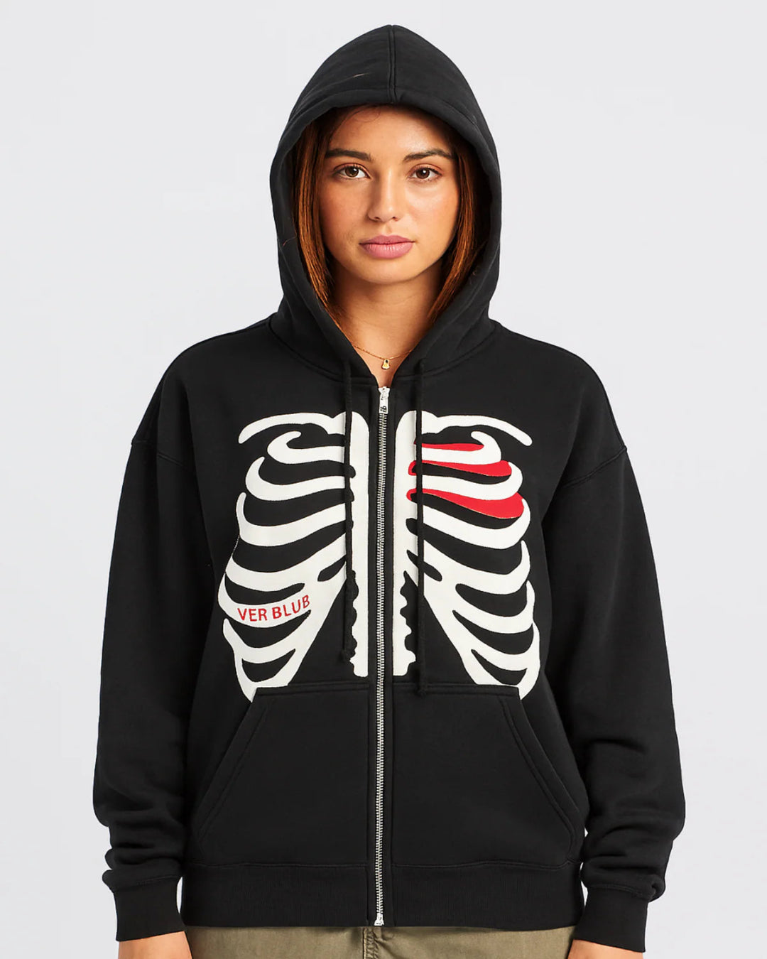 THE SKELETON ZIP UP