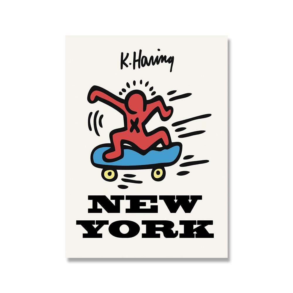 THE KEITH HARING POSTERS