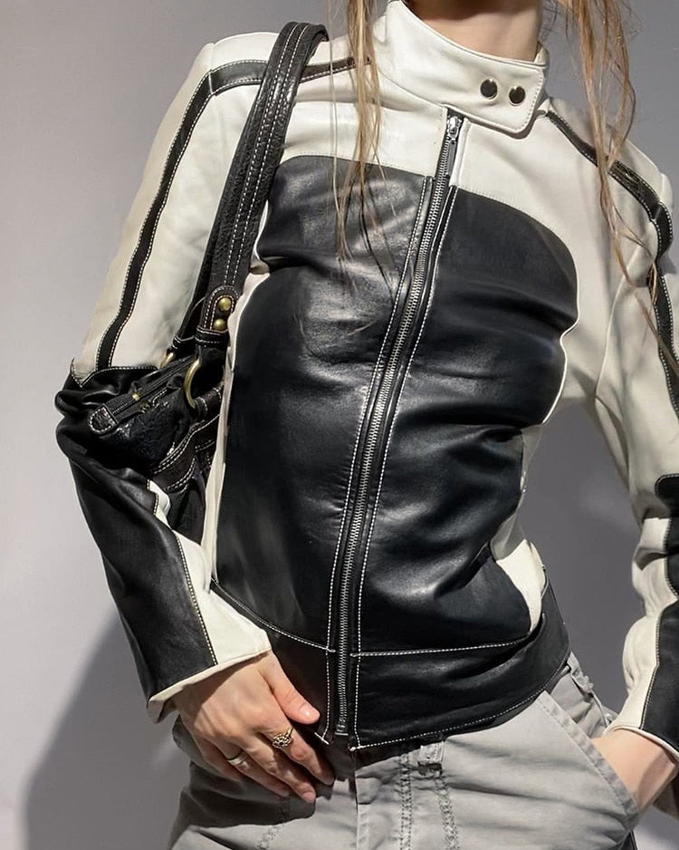 THE Y2K LEATHER JACKET