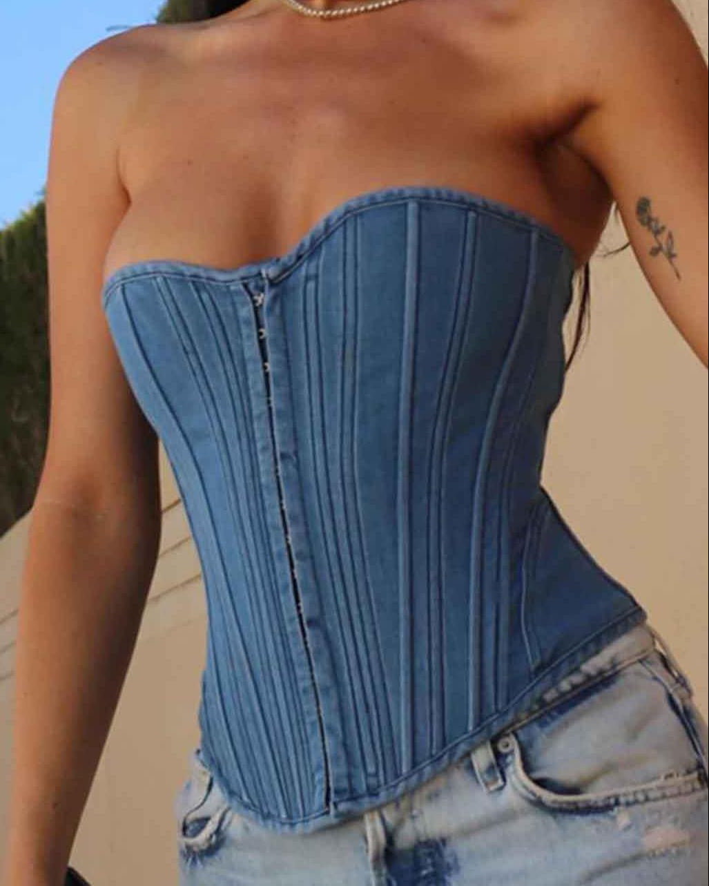 THE DENIM CORSET