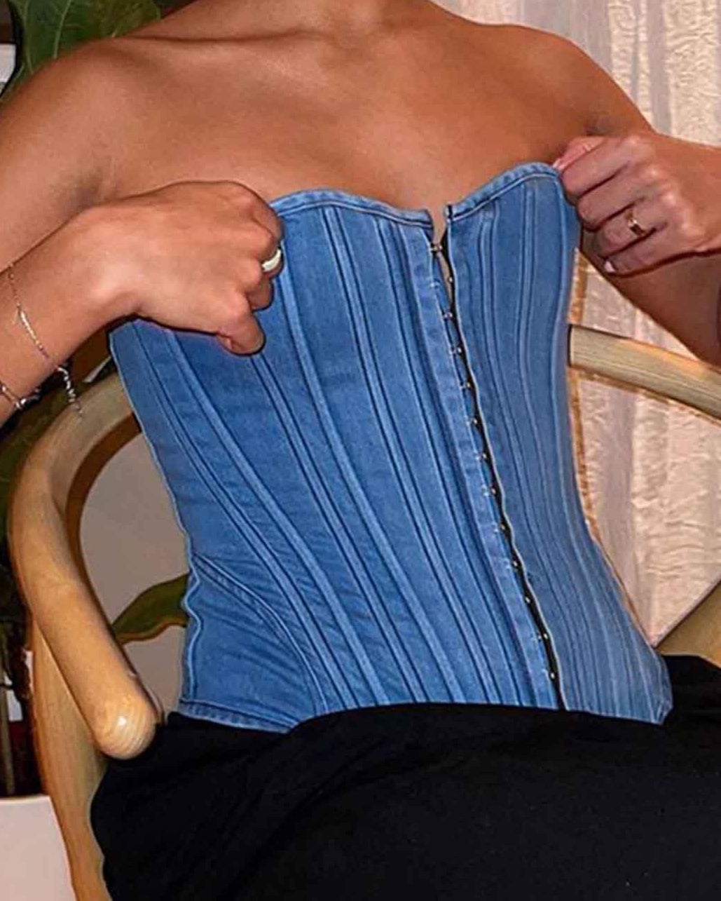 THE DENIM CORSET